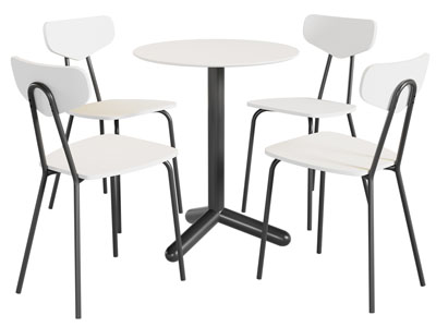 现代休闲餐桌椅组合3d模型 现代休闲餐桌椅组合