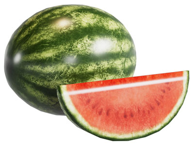 现代切开的西瓜 水果食物