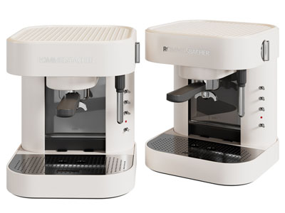 现代咖啡机3d模型 现代咖啡机