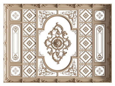 欧式雕花天花吊顶