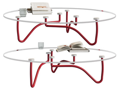 现代圆形茶几3d模型 现代圆形茶几