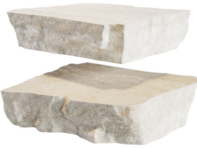 现代原石茶几3d模型 现代原石茶几