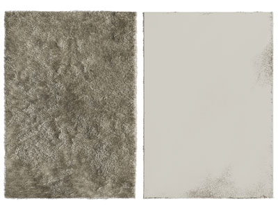 现代长方形地毯3d模型 现代长方形地毯