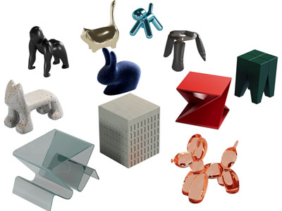 现代实木凳子 卡通凳子