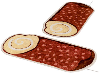 现代蛋糕卷图案地毯3d模型 现代蛋糕卷图案地毯