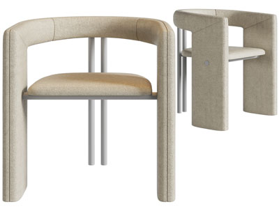 侘寂风休闲椅子