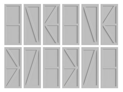 美式实木单扇平开门