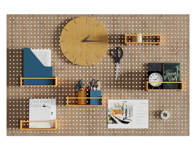 现代洞洞眼墙面收纳 墙饰