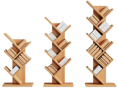 现代实木造书架 书柜