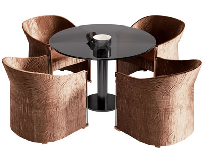 现代休闲桌椅组合3d模型 现代休闲桌椅组合