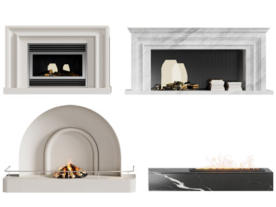 现代壁炉火炉