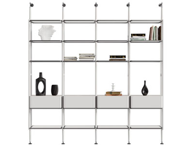 现代开放式书架 装饰架