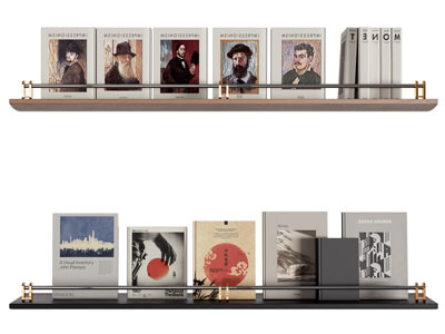 现代墙面书刊杂志收纳架 墙饰挂件