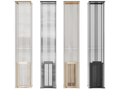 现代观光玻璃电梯