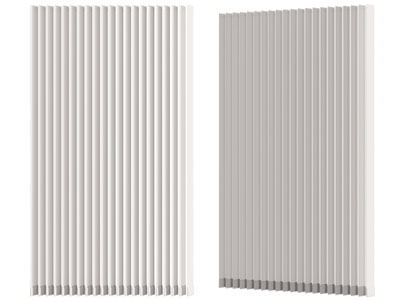 现代百叶窗帘 拉帘3d模型 现代百叶窗帘 拉帘