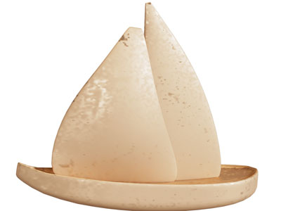 现代帆船摆件组合