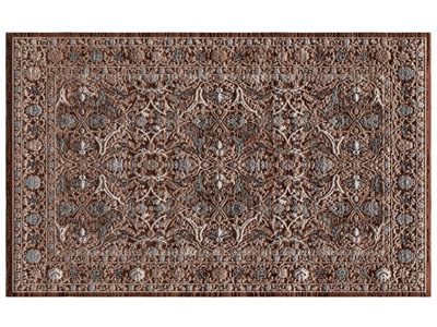 民族风花纹长方形地毯3d模型 民族风花纹长方形地毯