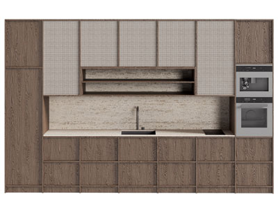 现代中古风橱柜