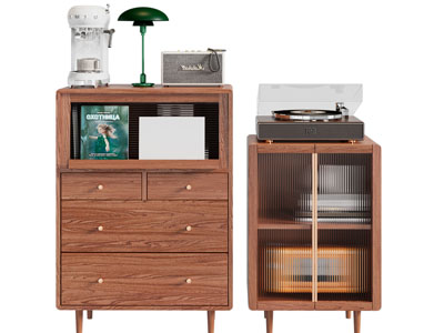 现代中古风玄关柜 餐边柜