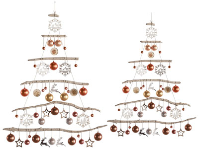 现代圣诞树墙饰挂件