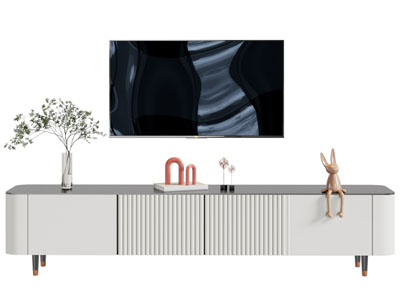 现代电视柜 电视机