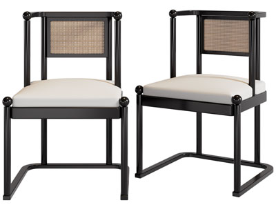 现代中古风休闲椅子