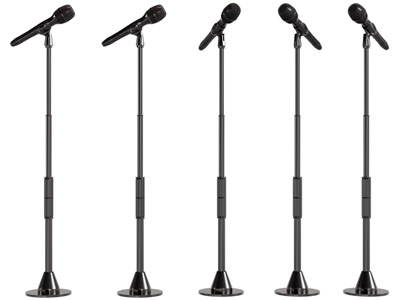 现代支架麦克风 话筒 扩音器3d模型 现代支架麦克风 话筒 扩音器