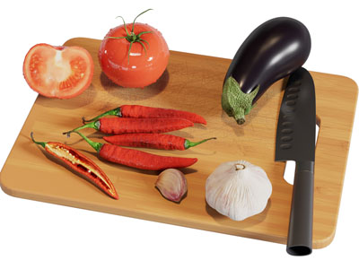 现代西红柿 茄子 辣椒 蔬菜食物