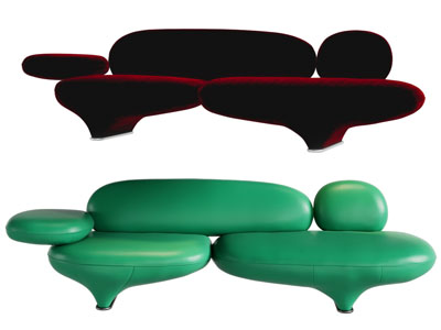 现代个性多人沙发