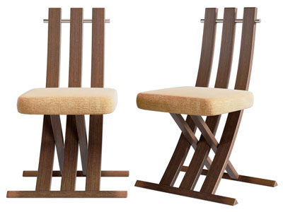 现代中古风休闲椅子 餐椅