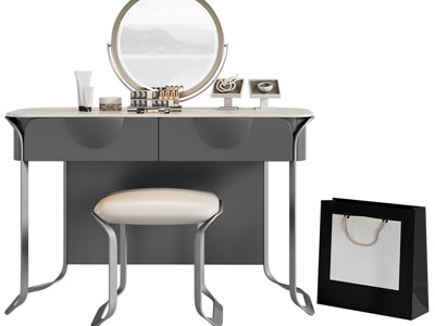 现代化妆 梳妆台3d模型 现代化妆 梳妆台