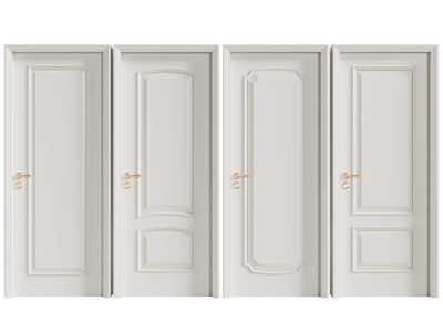 简欧实木单扇平开门