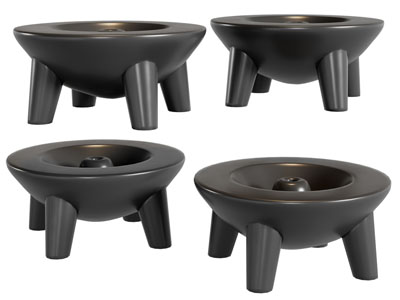 现代圆形茶几3d模型 现代圆形茶几