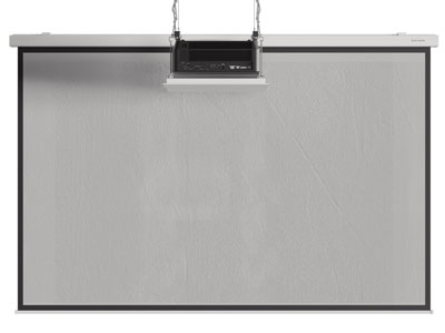 现代投影仪 投影幕布3d模型 现代投影仪 投影幕布