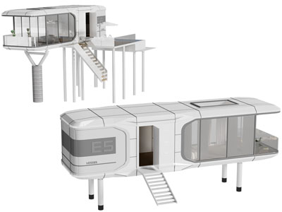 现代阳光房 玻璃房