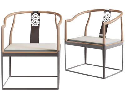 新中式圈椅 扶手椅子