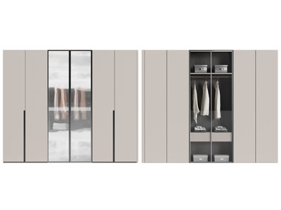 现代衣柜3d模型 现代衣柜