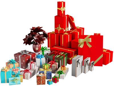 现代礼品盒美陈