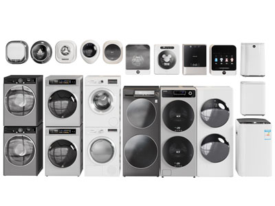 现代洗衣机3d模型 现代洗衣机