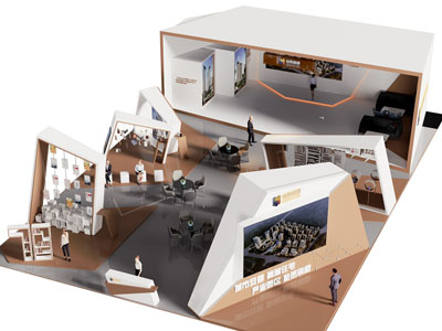 现代房地产展厅展览