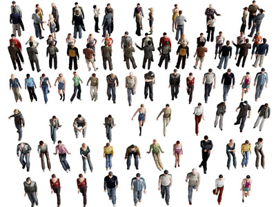 现代聊天的男人 女人 多人 人物3d模型 现代聊天的男人 女人 多人 人物