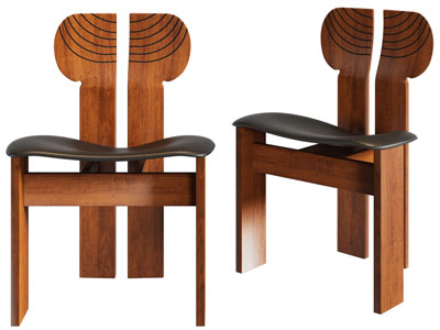 现代中古风休闲椅子