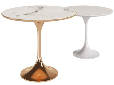 现代圆形茶几3d模型 现代圆形茶几