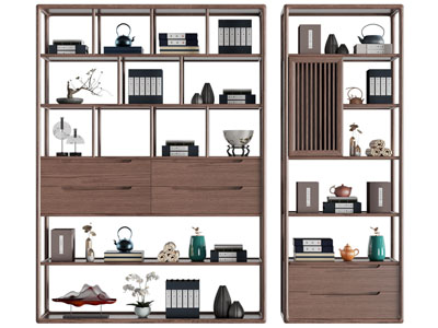 新中式实木装饰柜