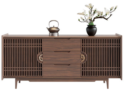 新中式玄关柜、边柜