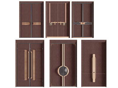 新中式双开门 大门