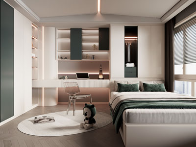 现代榻榻米卧室