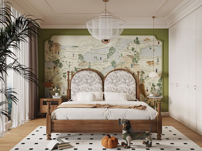 法式中古风卧室