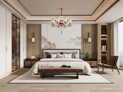 新中式卧室
