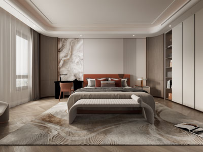 新中式卧室
